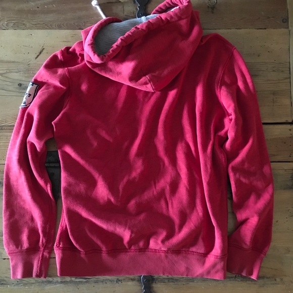 American Eagle Outfitters Red Pullover Hoodie - Picture 6 of 11
